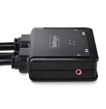 Switch  startech.com c2-d46-uac-cbl-kvm interruptor kvm negro