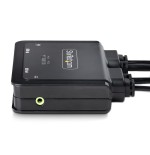 Switch  startech.com c2-d46-uac-cbl-kvm interruptor kvm negro