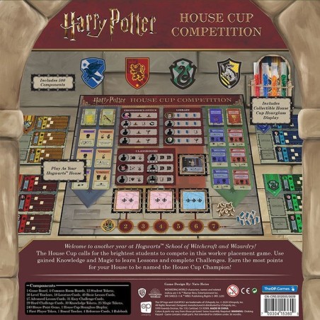 Juego de mesa harry potter house cup competition edad recomendada 11 años (ingles)