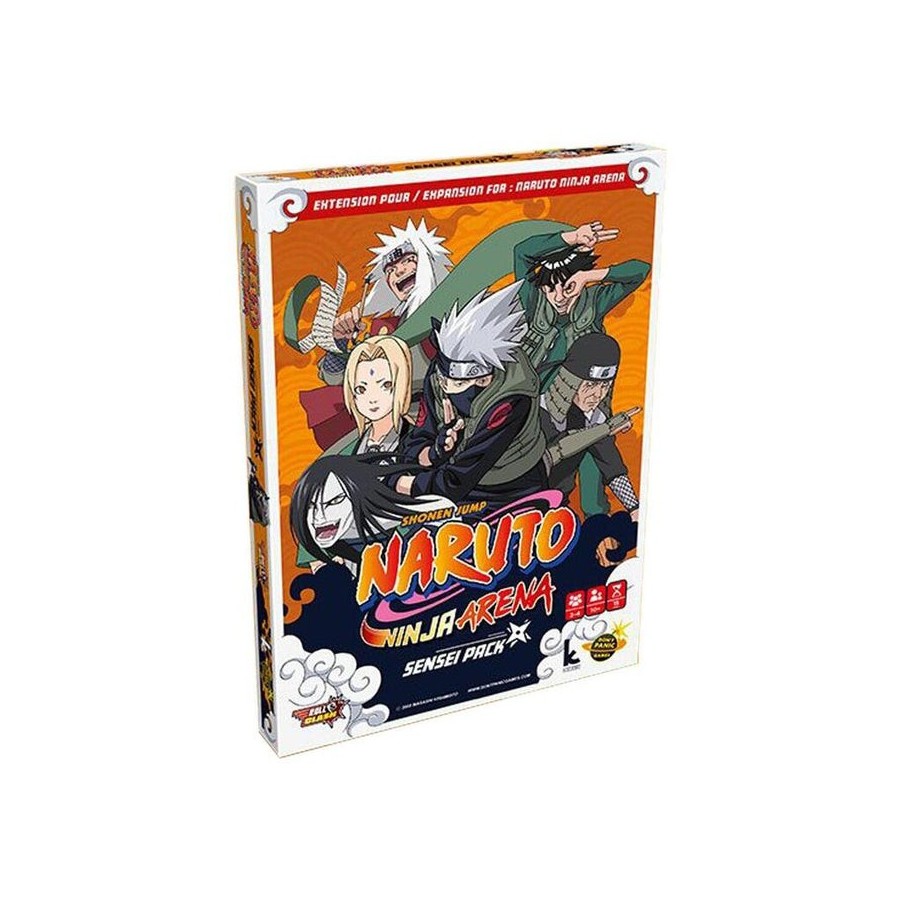 Juego de mesa naruto ninja arena sensei pack edad recomendada 10 años (ingles)