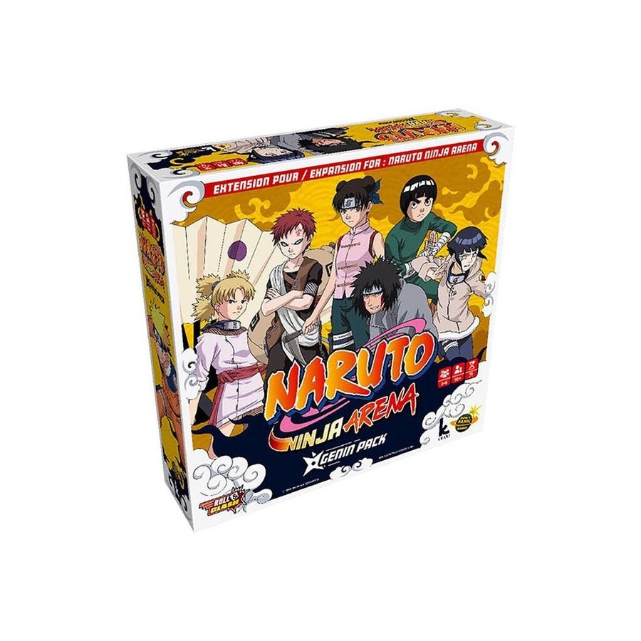 Juego de mesa naruto ninja arena genin pack edad recomendada 10 años (ingles)