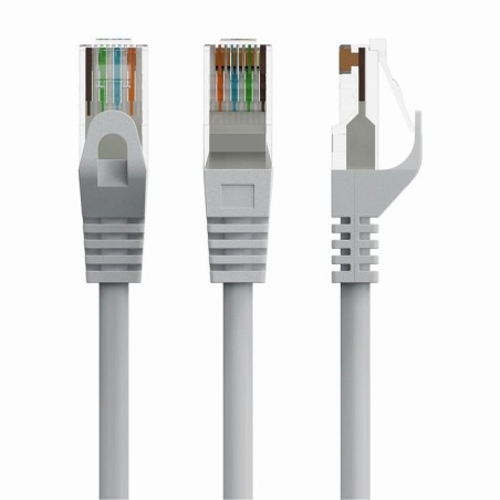 Gembird cable de red utp cat6 awg26 3m gris  pp6u-3m