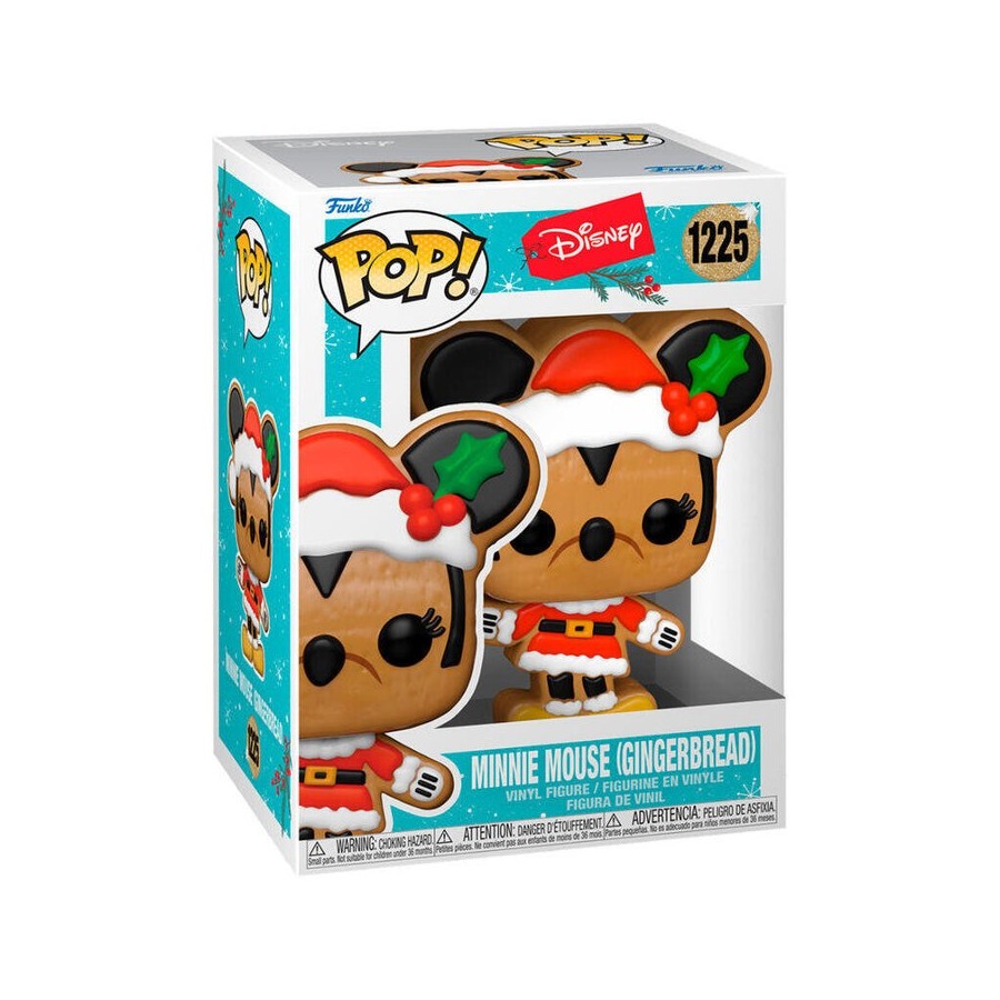 Figura pop disney holiday minnie mouse gingerbread