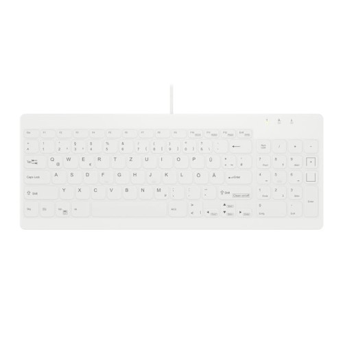 Teclado alemán active key ak-c7012 usb blanco