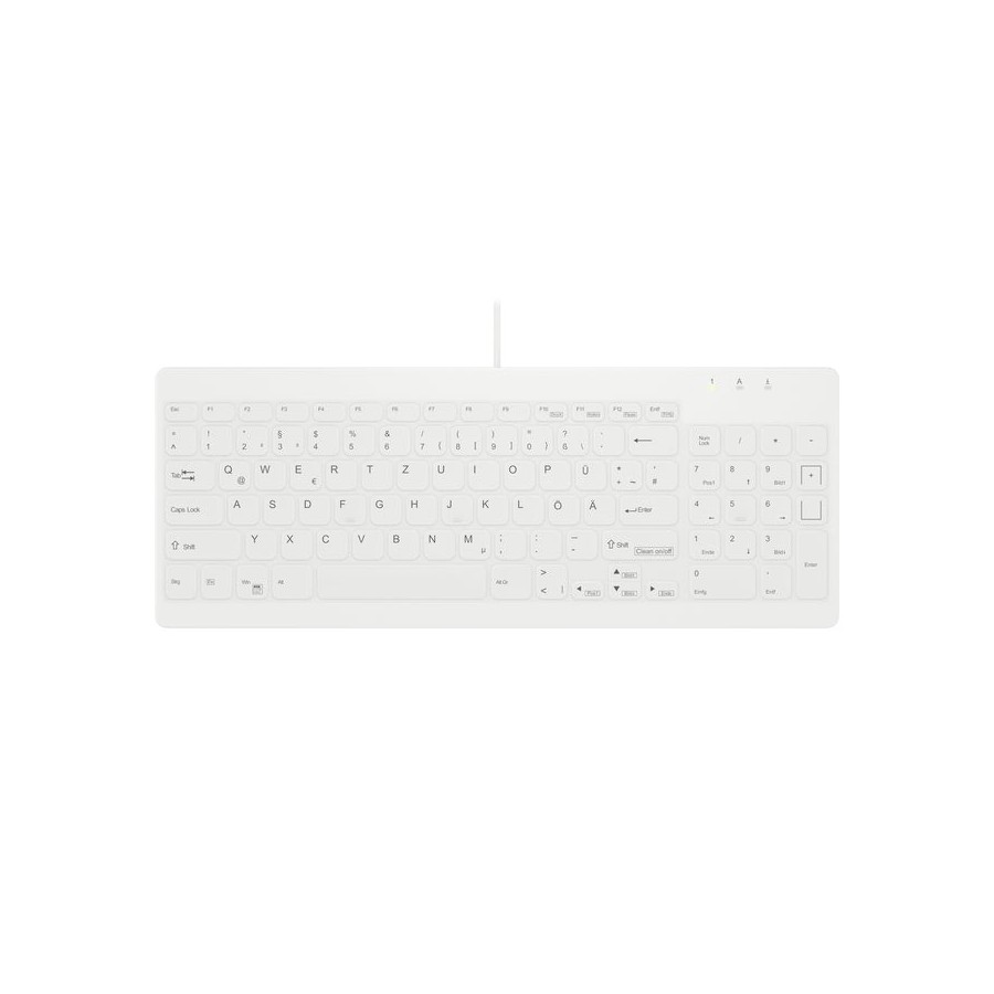 Teclado alemán active key ak-c7012 usb blanco