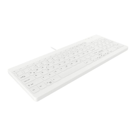 Teclado aleman cherry active key mta ak-c7012 con cable ip68 blanco