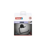 Portarrollos papel higienico tesa moon black montado en pared negro