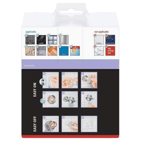 Portarrollos papel higienico tesa moon black montado en pared negro