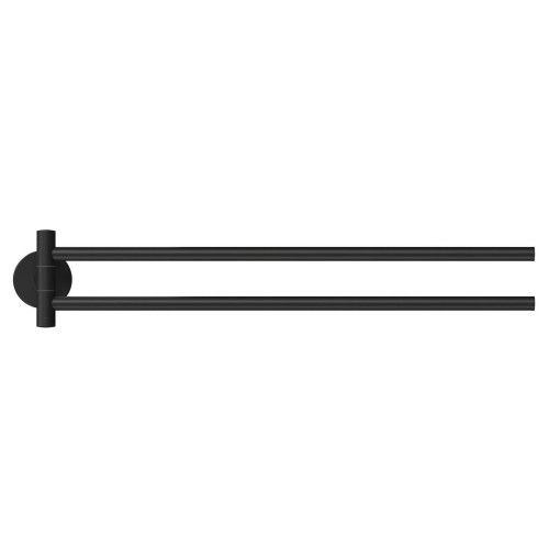 Tesa moon black soporte para toallas montado en pared negro