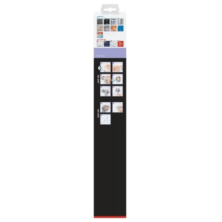 Tesa moon black soporte para toallas montado en pared negro