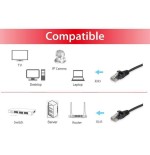Equip cable de red u/utp categoria 6 5m color negro