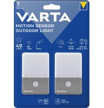 Varta luz exterior con sensor de movimiento twinp 2 uds. 16634 101 402