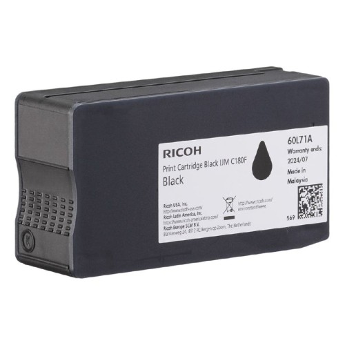 Ricoh tinta negro ijm c180f aprox. 2.000 copias