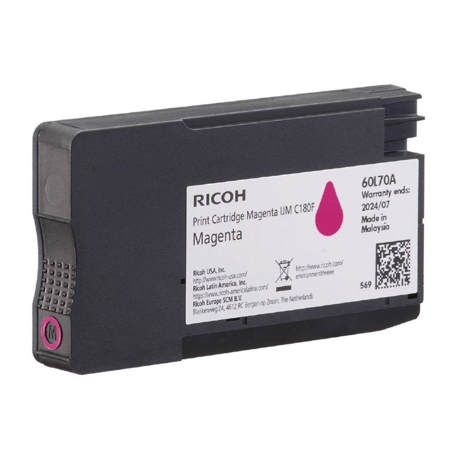Ricoh tinta magenta ijm c180f aprox. 1.600 copias