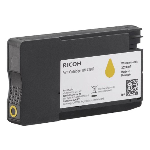 Ricoh tinta amarillo ijm c180f aprox. 1.600 copias
