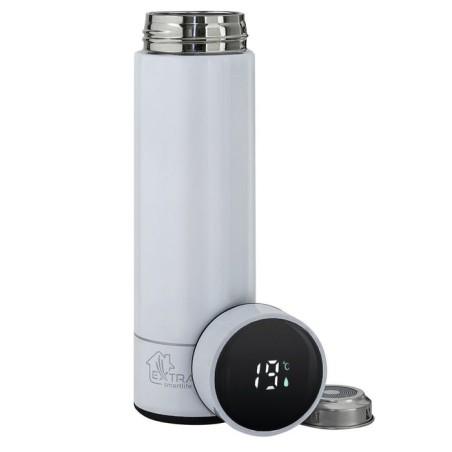 Extralink mug-smart500 white taza de viaje 500 ml blanco acero inoxidable