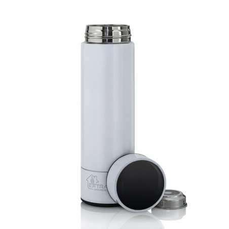 Extralink mug-smart500 white taza de viaje 500 ml blanco acero inoxidable