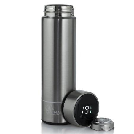 Extralink mug-smart500 silver taza de viaje 500 ml plata acero inoxidable