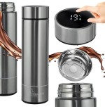 Extralink mug-smart500 silver taza de viaje 500 ml plata acero inoxidable