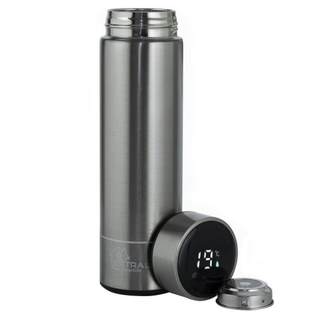 Extralink mug-smart500 silver taza de viaje 500 ml plata acero inoxidable