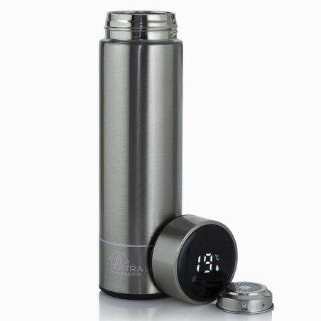Extralink mug-smart500 silver taza de viaje 500 ml plata acero inoxidable