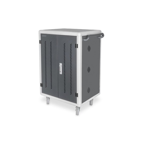 Digitus dn-45005 armario de carga móvil, 30 estaciones de carga, max 15.6" sincronización de datos, uv-c