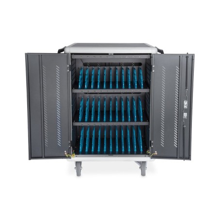 Digitus dn-45005 armario de carga móvil, 30 estaciones de carga, max 15.6" sincronización de datos, uv-c