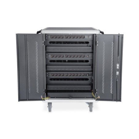 Digitus dn-45005 armario de carga móvil, 30 estaciones de carga, max 15.6" sincronización de datos, uv-c