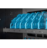 Digitus dn-45005 armario de carga móvil, 30 estaciones de carga, max 15.6" sincronización de datos, uv-c