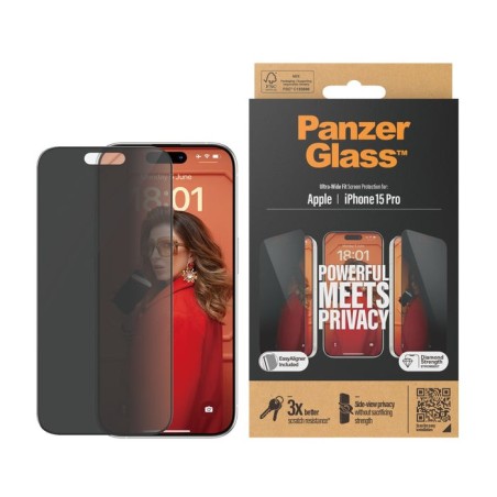 Panzerglass sp iphone 15 pro uwf privacy m. applikator