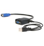 Startech duplicador vga 2p alimentacion usb cable splitter