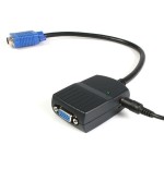 Startech duplicador vga 2p alimentacion usb cable splitter
