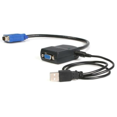 Startech duplicador vga 2p alimentacion usb cable splitter