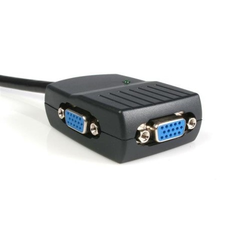 Startech duplicador vga 2p alimentacion usb cable splitter