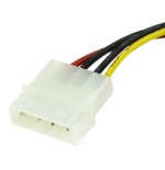 Startech cable alimentacion molex a sata 0.15m