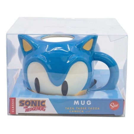Sonic the hedgehog taza 3d sonic 385 ml