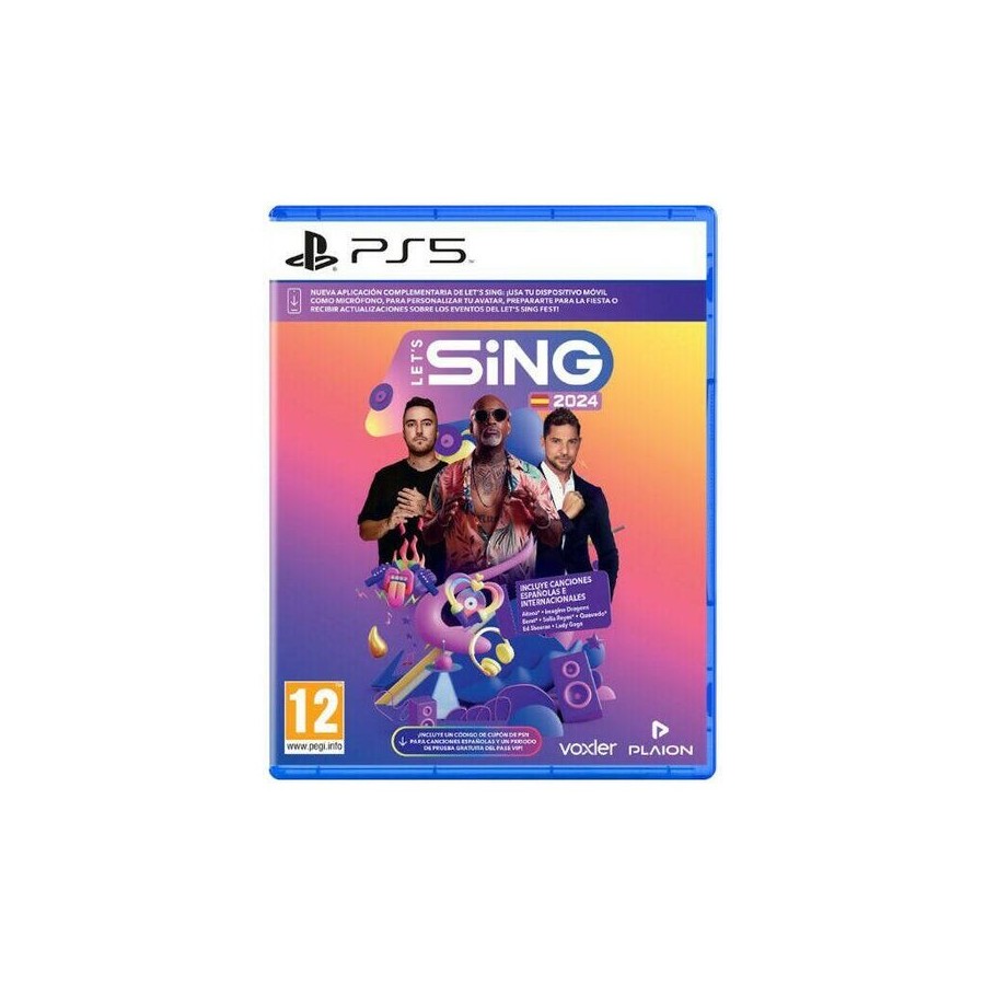 Juego lets sing 2024 playstation 5