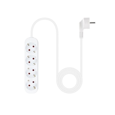 Nanocable regleta 4 tomas - 1.4m - blanco
