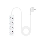 Nanocable regleta 4 tomas - 1.4m - blanco