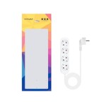 Nanocable regleta 4 tomas - 1.4m - blanco