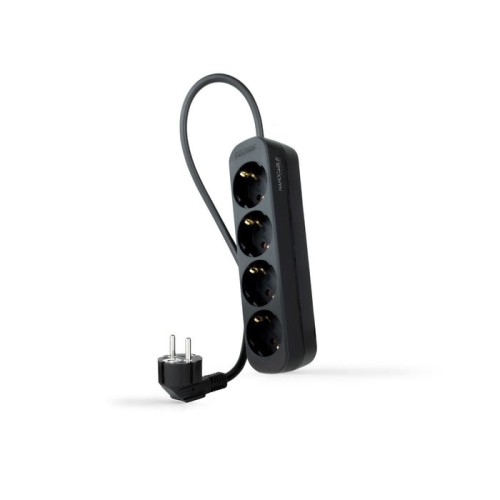 Nanocable regleta 4 tomas - 1.4m - negro