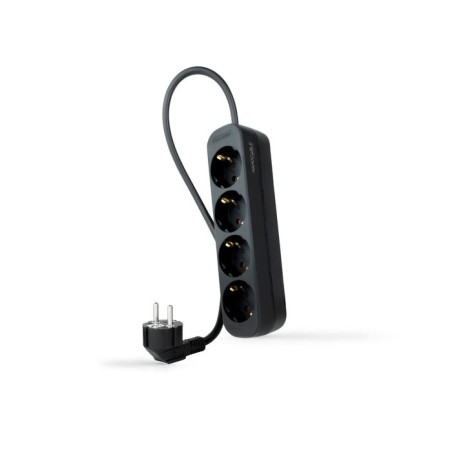 Nanocable regleta 4 tomas - 1.4m - negro