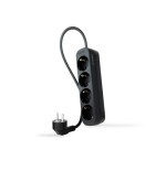 Nanocable regleta 4 tomas - 1.4m - negro