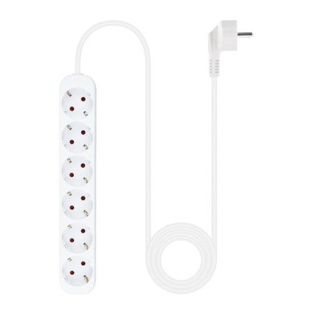 Nanocable regleta 6 tomas - 1.4m - blanco