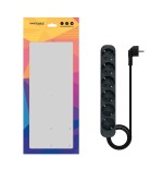 Nanocable regleta 6 tomas - 1.4m - negro