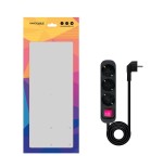 Nanocable regleta 3 tomas interruptor 1.4m - negro