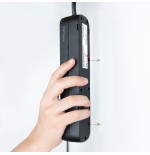 Nanocable regleta 3 tomas interruptor 1.4m - negro
