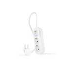Nanocable regleta 3 tomas - 1.4m - blanco
