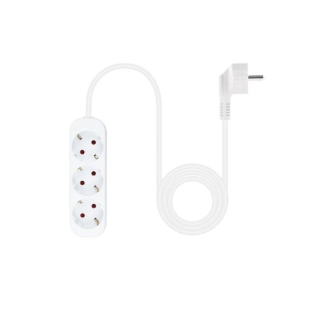 Nanocable regleta 3 tomas - 1.4m - blanco