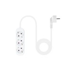 Nanocable regleta 3 tomas - 1.4m - blanco